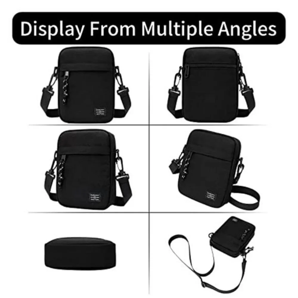 Small Crossbody Bag Shoulder Bag For Men, Women Mini Messenger Bag Water